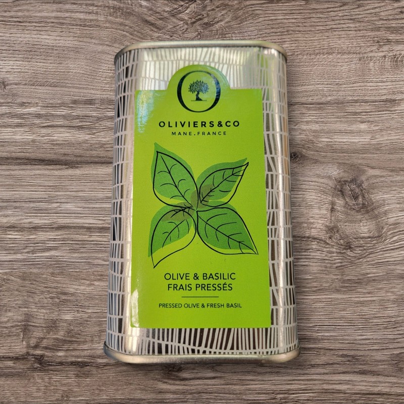 Oliviers & Co. Premium Cold Pressed Olive Oil W/Basil From Italy