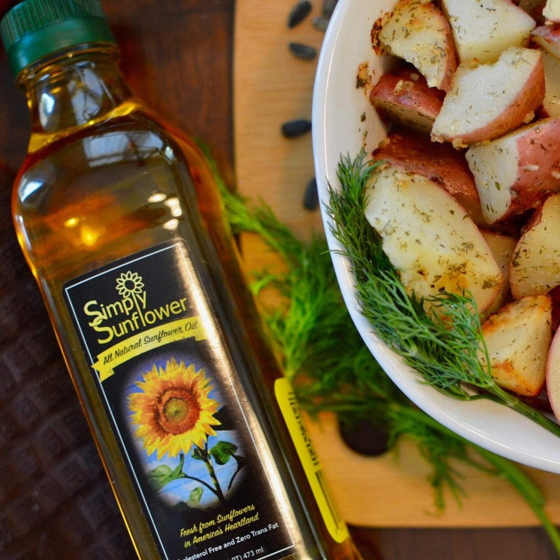 Sunflower Oil | Pack of 6 | 16 oz | Non GMO, Gluten Free, Vegan | Simply Sunflow gallery